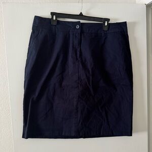 18 W Jessica London Blue Pencil Skirt Kohl’s NWT